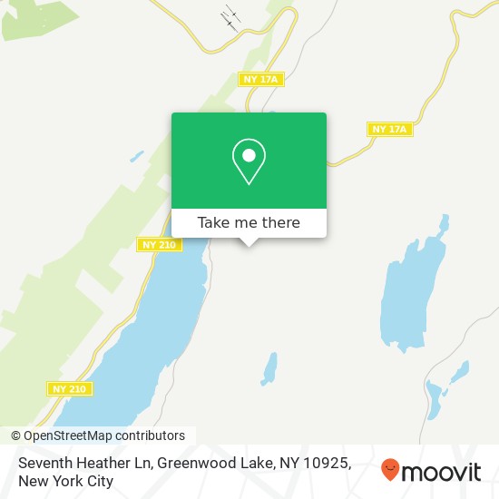 Seventh Heather Ln, Greenwood Lake, NY 10925 map