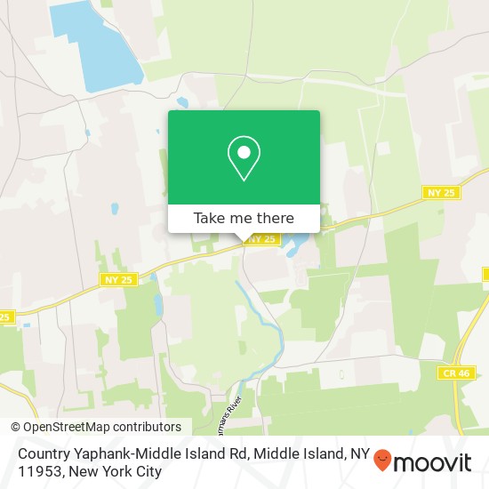 Country Yaphank-Middle Island Rd, Middle Island, NY 11953 map