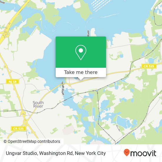 Mapa de Ungvar Studio, Washington Rd