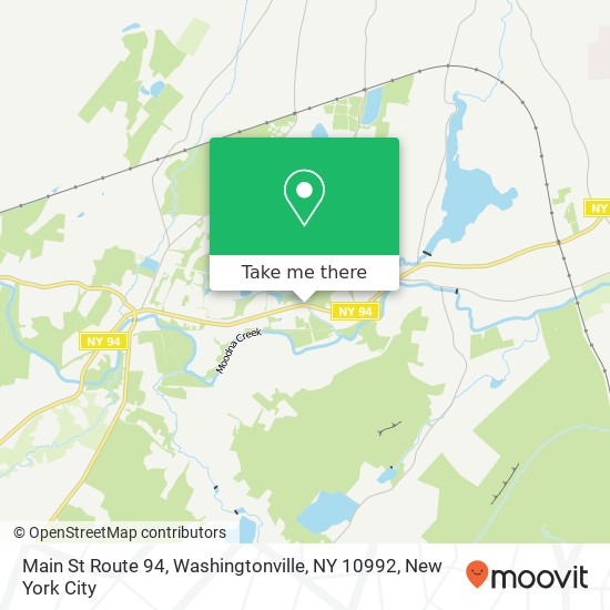 Main St Route 94, Washingtonville, NY 10992 map