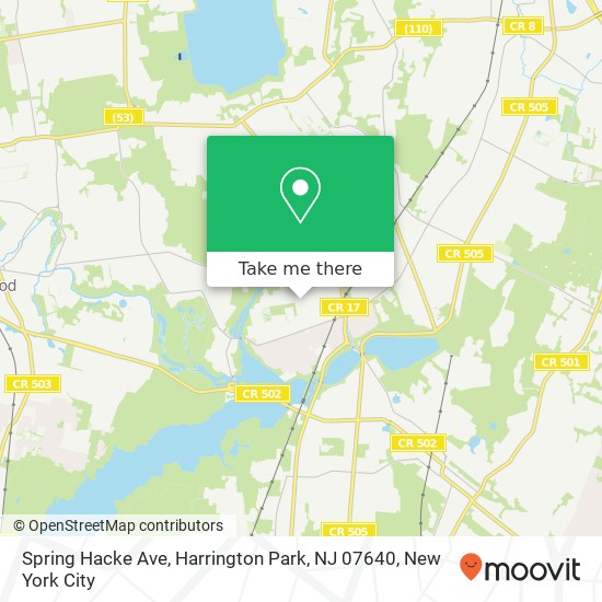 Spring Hacke Ave, Harrington Park, NJ 07640 map