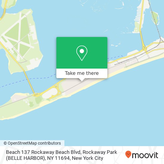 Beach 137 Rockaway Beach Blvd, Rockaway Park (BELLE HARBOR), NY 11694 map