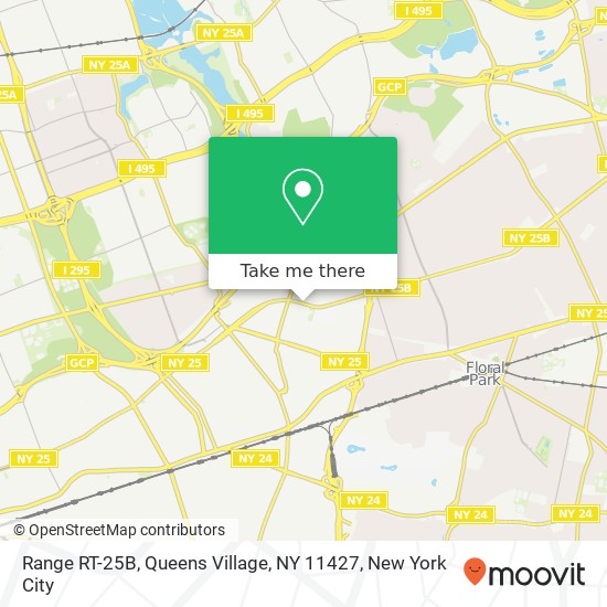 Mapa de Range RT-25B, Queens Village, NY 11427