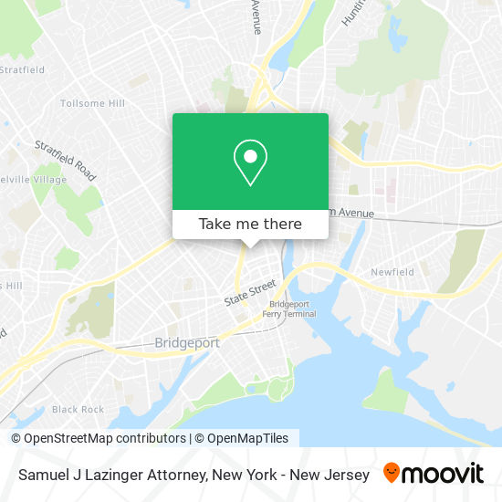 Mapa de Samuel J Lazinger Attorney