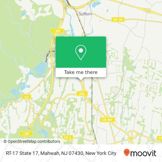 RT-17 State 17, Mahwah, NJ 07430 map