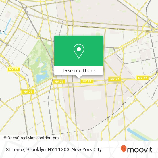 St Lenox, Brooklyn, NY 11203 map