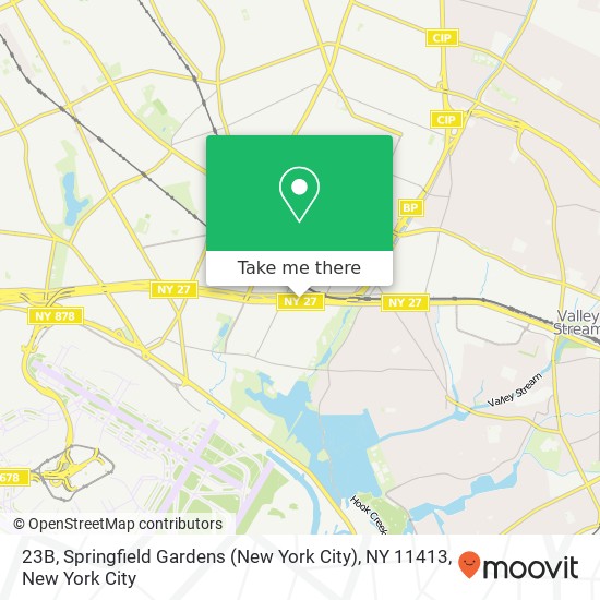 Mapa de 23B, Springfield Gardens (New York City), NY 11413