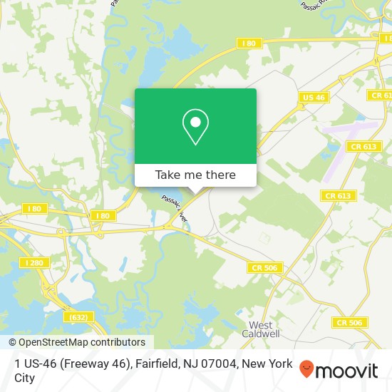 1 US-46 (Freeway 46), Fairfield, NJ 07004 map