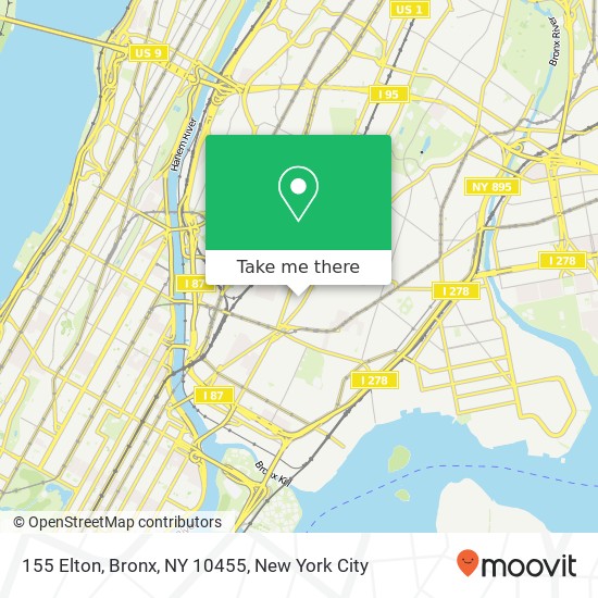 155 Elton, Bronx, NY 10455 map
