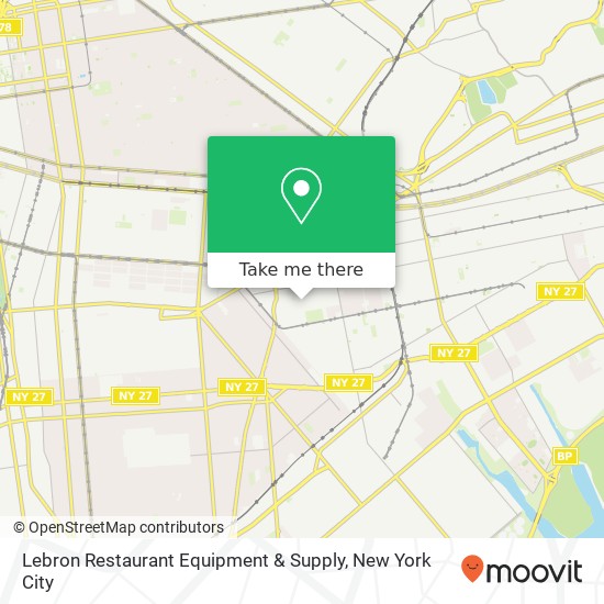 Lebron Restaurant Equipment & Supply map
