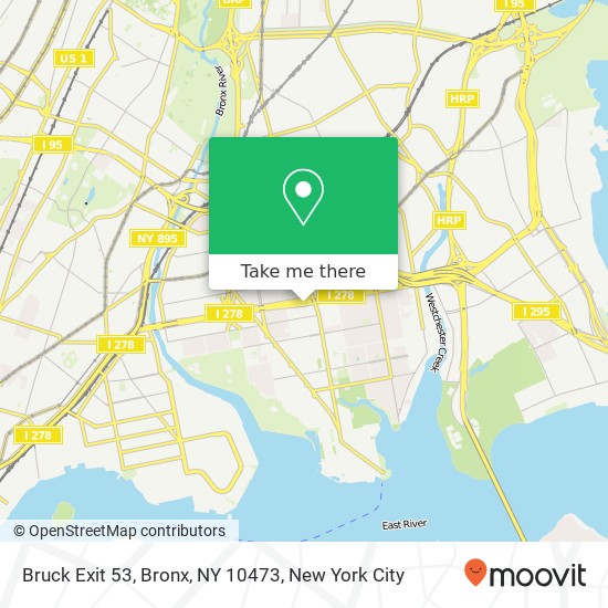 Bruck Exit 53, Bronx, NY 10473 map