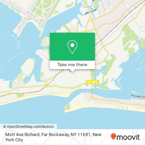 Mapa de Mott Ave Richard, Far Rockaway, NY 11691