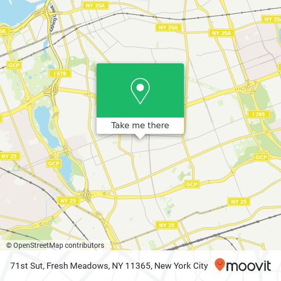 Mapa de 71st Sut, Fresh Meadows, NY 11365