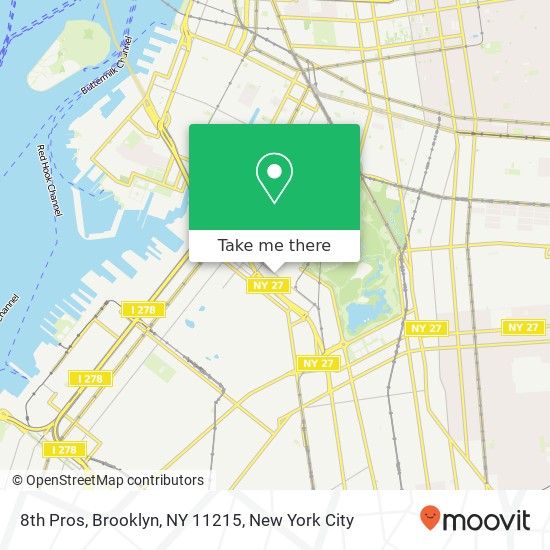 8th Pros, Brooklyn, NY 11215 map