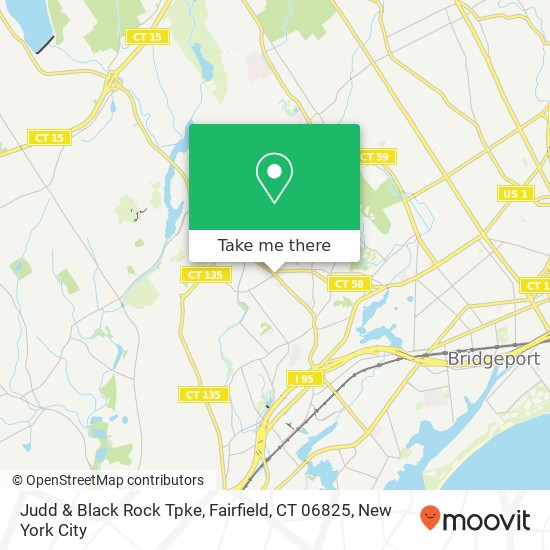 Mapa de Judd & Black Rock Tpke, Fairfield, CT 06825