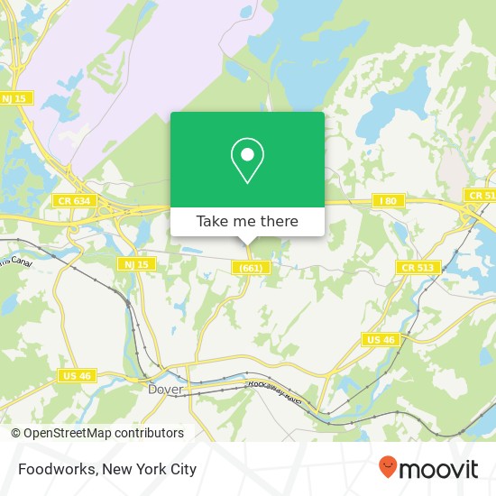 Foodworks map