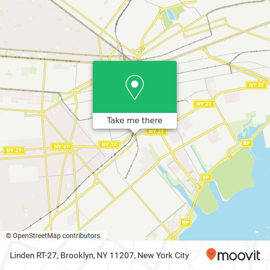 Linden RT-27, Brooklyn, NY 11207 map