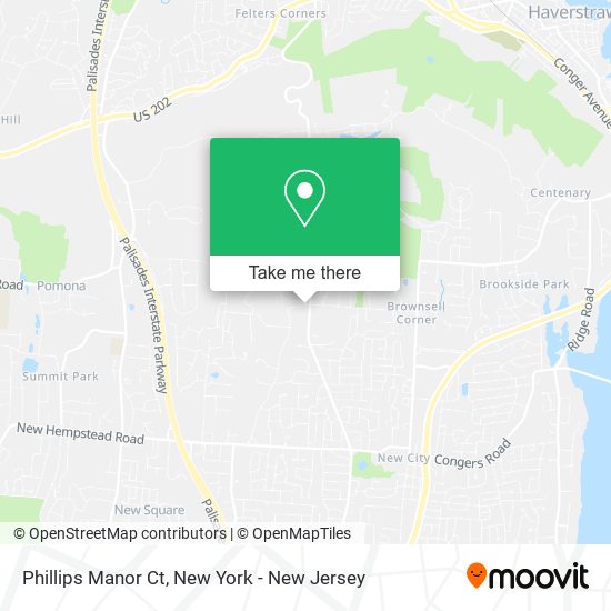 Mapa de Phillips Manor Ct