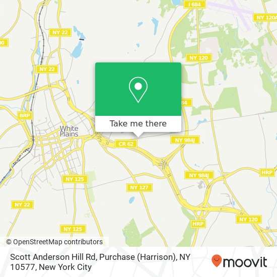 Scott Anderson Hill Rd, Purchase (Harrison), NY 10577 map
