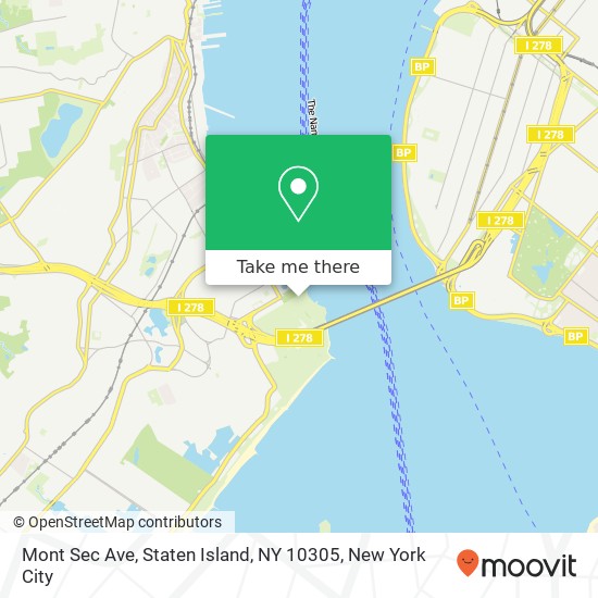 Mapa de Mont Sec Ave, Staten Island, NY 10305
