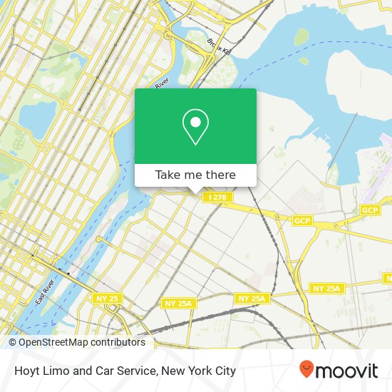 Mapa de Hoyt Limo and Car Service
