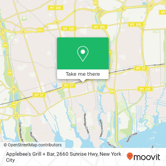Applebee's Grill + Bar, 2660 Sunrise Hwy map