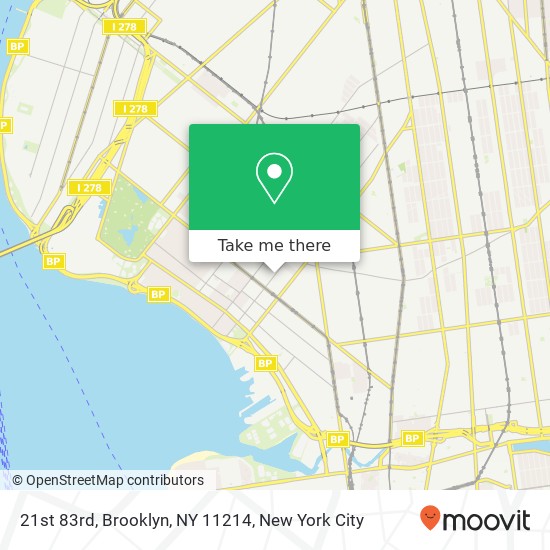 Mapa de 21st 83rd, Brooklyn, NY 11214