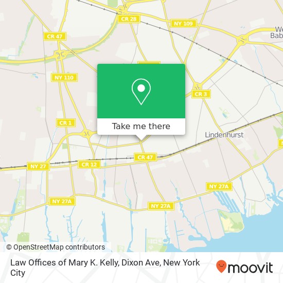 Mapa de Law Offices of Mary K. Kelly, Dixon Ave