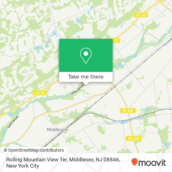 Rolling Mountain View Ter, Middlesex, NJ 08846 map