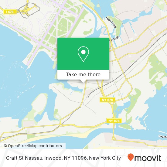 Mapa de Craft St Nassau, Inwood, NY 11096