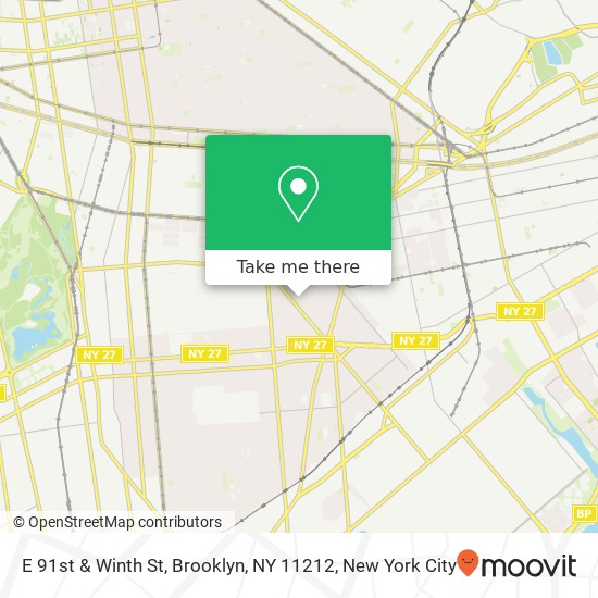 E 91st & Winth St, Brooklyn, NY 11212 map