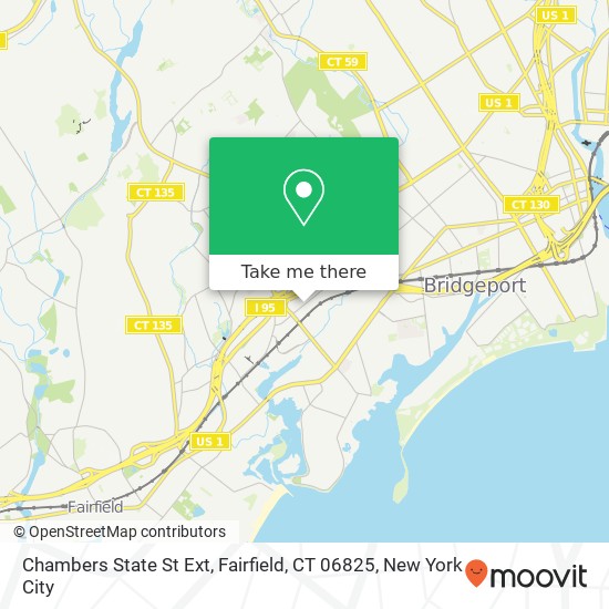 Mapa de Chambers State St Ext, Fairfield, CT 06825