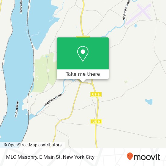 Mapa de MLC Masonry, E Main St