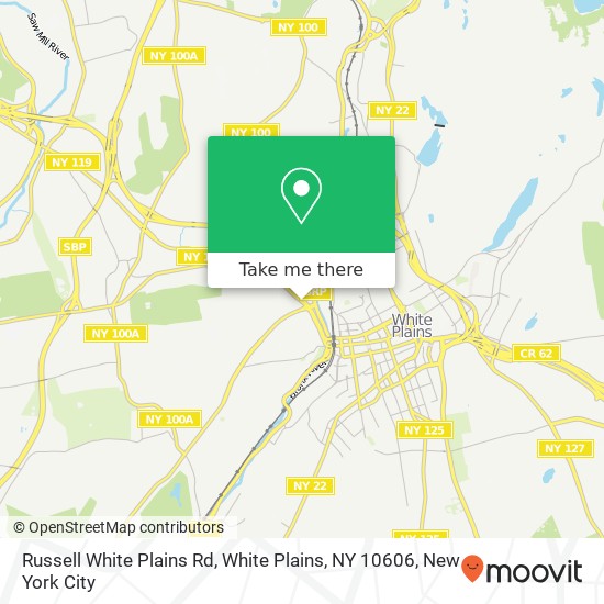 Mapa de Russell White Plains Rd, White Plains, NY 10606