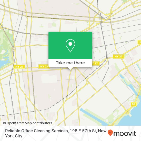 Reliable Office Cleaning Services, 198 E 57th St map