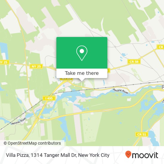 Mapa de Villa Pizza, 1314 Tanger Mall Dr