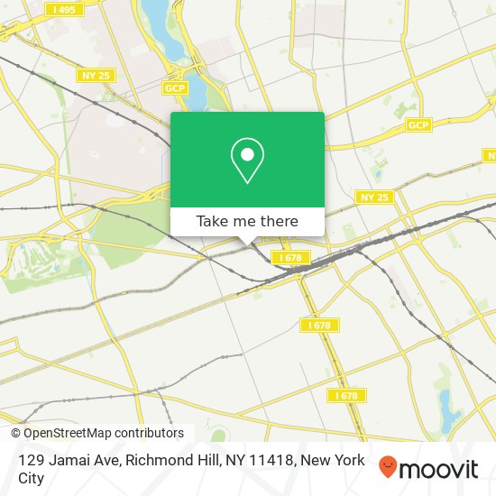 129 Jamai Ave, Richmond Hill, NY 11418 map