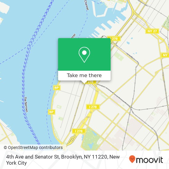 4th Ave and Senator St, Brooklyn, NY 11220 map