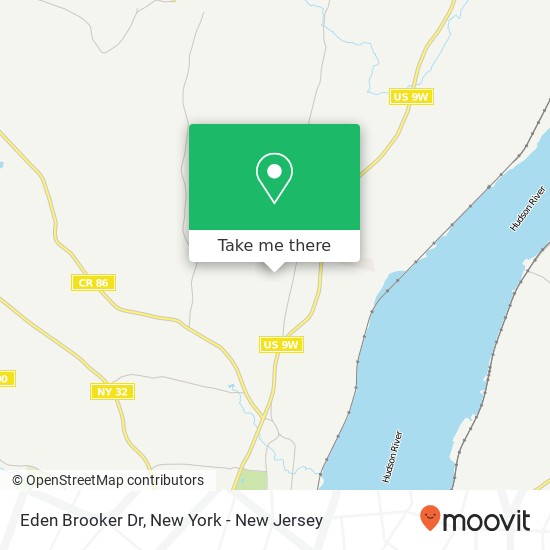 Eden Brooker Dr, Newburgh, NY 12550 map