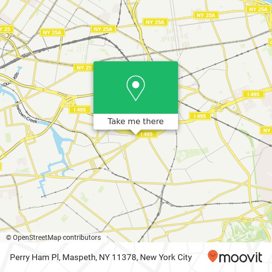 Perry Ham Pl, Maspeth, NY 11378 map