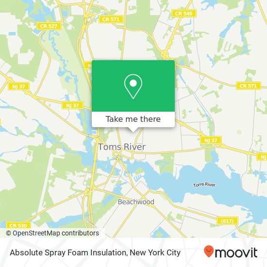 Absolute Spray Foam Insulation map