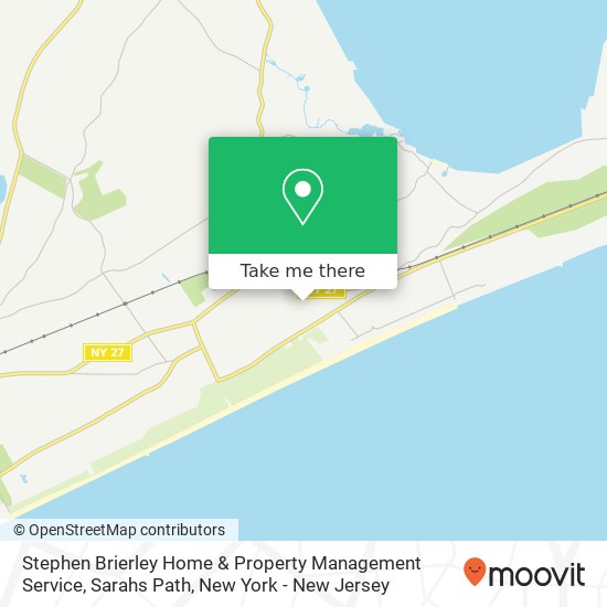 Stephen Brierley Home & Property Management Service, Sarahs Path map