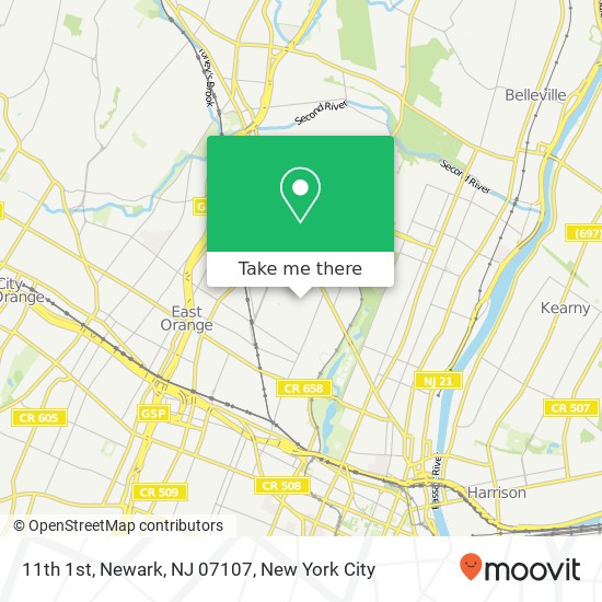 11th 1st, Newark, NJ 07107 map