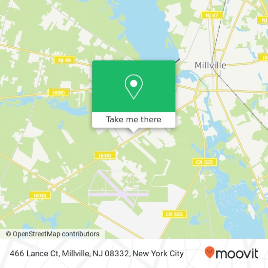 466 Lance Ct, Millville, NJ 08332 map