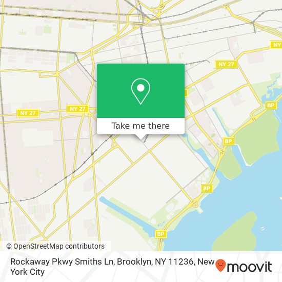 Rockaway Pkwy Smiths Ln, Brooklyn, NY 11236 map