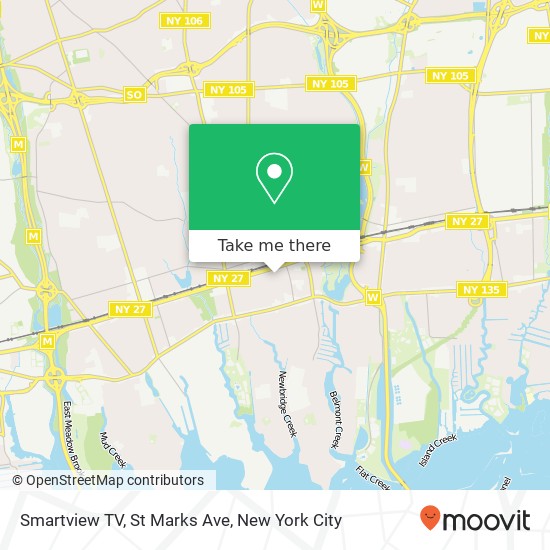 Mapa de Smartview TV, St Marks Ave