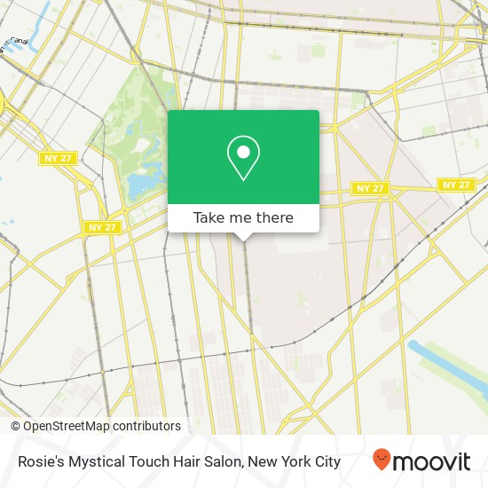 Mapa de Rosie's Mystical Touch Hair Salon