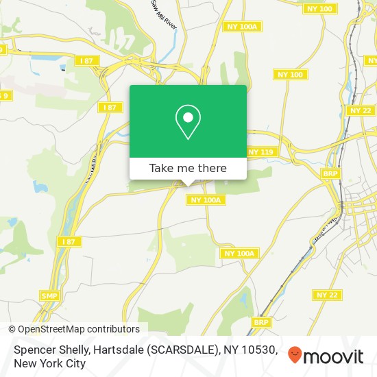 Mapa de Spencer Shelly, Hartsdale (SCARSDALE), NY 10530