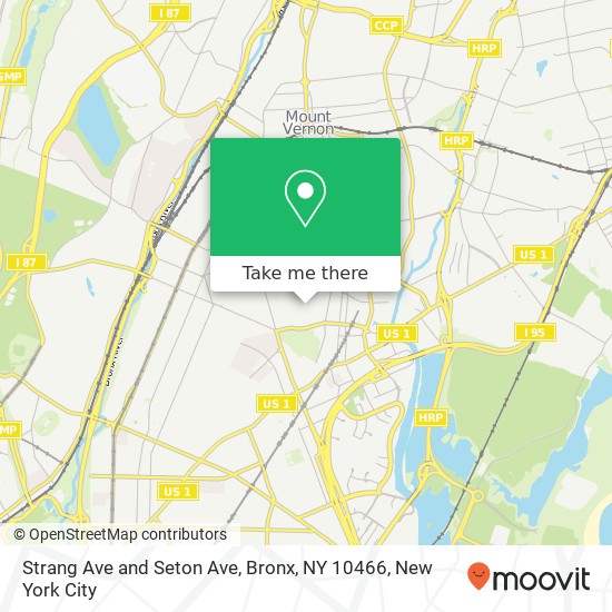Mapa de Strang Ave and Seton Ave, Bronx, NY 10466