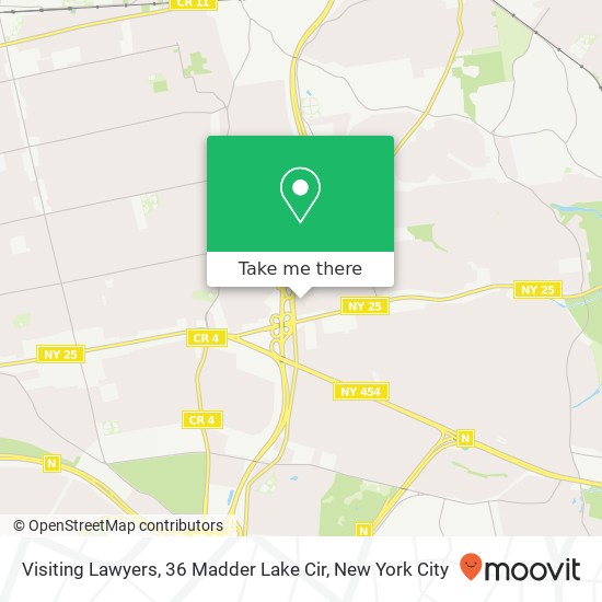 Mapa de Visiting Lawyers, 36 Madder Lake Cir